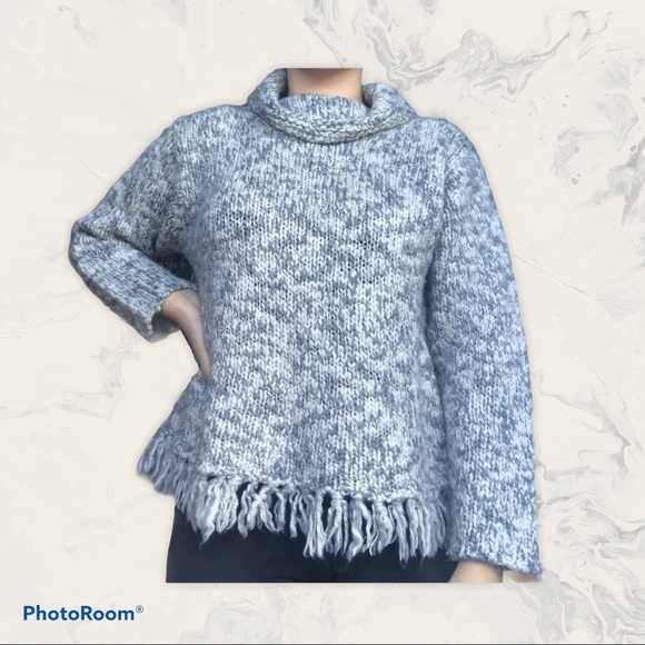 Sweaters - Wool Blend FiaItalia HandLoomed Turtleneck Sweater